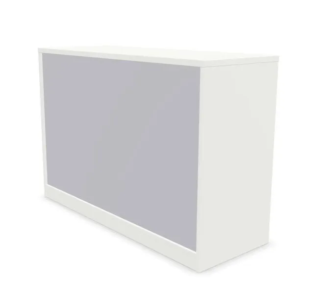 Szafka biurowa żaluzjowa EASY SPACE CABINET HRT 2-OH 120cm biała zamykana I sklep meblowy MIRAT.