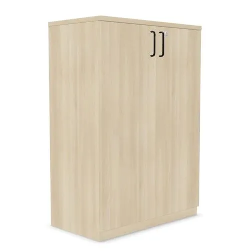 Komoda biurowa EASY SPACE CABINET H-D2 3-OH 80cm akacjowa zamykana I sklep meblowy MIRAT.