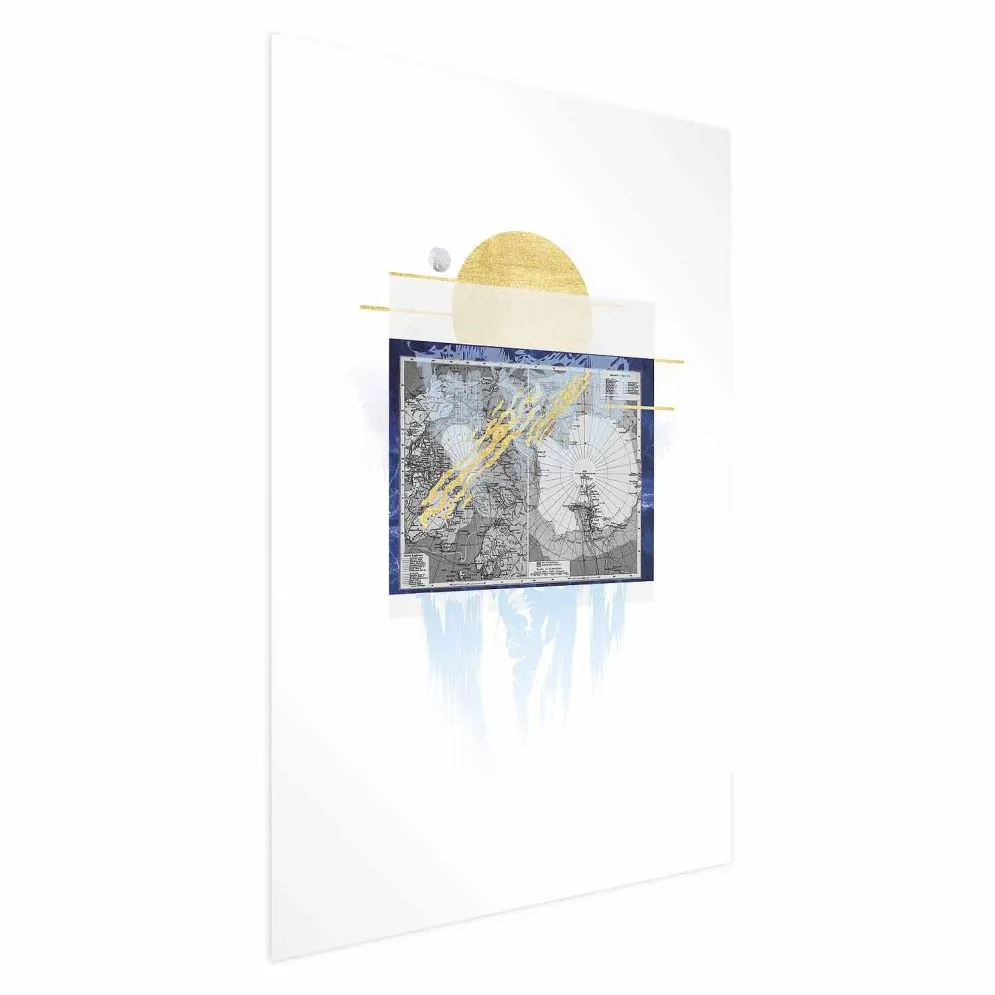 Plakat Antarktyda 21x30cm bez ramy z marginesem | MIRAT. kolekcja k-C-0091-ao-a