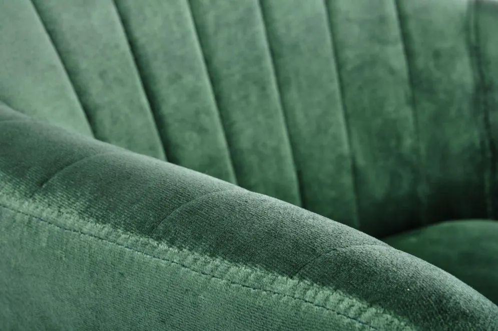 Krzesło K429 VELVET ciemnozielone tapicerowane aksamitem | MIRAT. styl GLAMOUR, LOFT