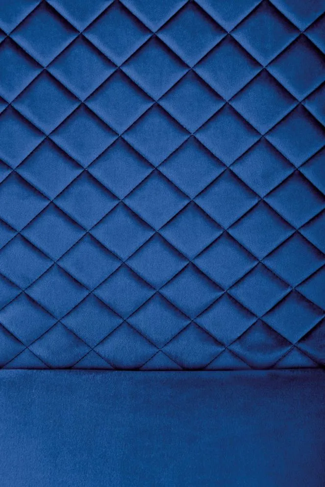 Krzesło tapicerowane K442 VELVET granatowe nowoczesne | MIRAT.