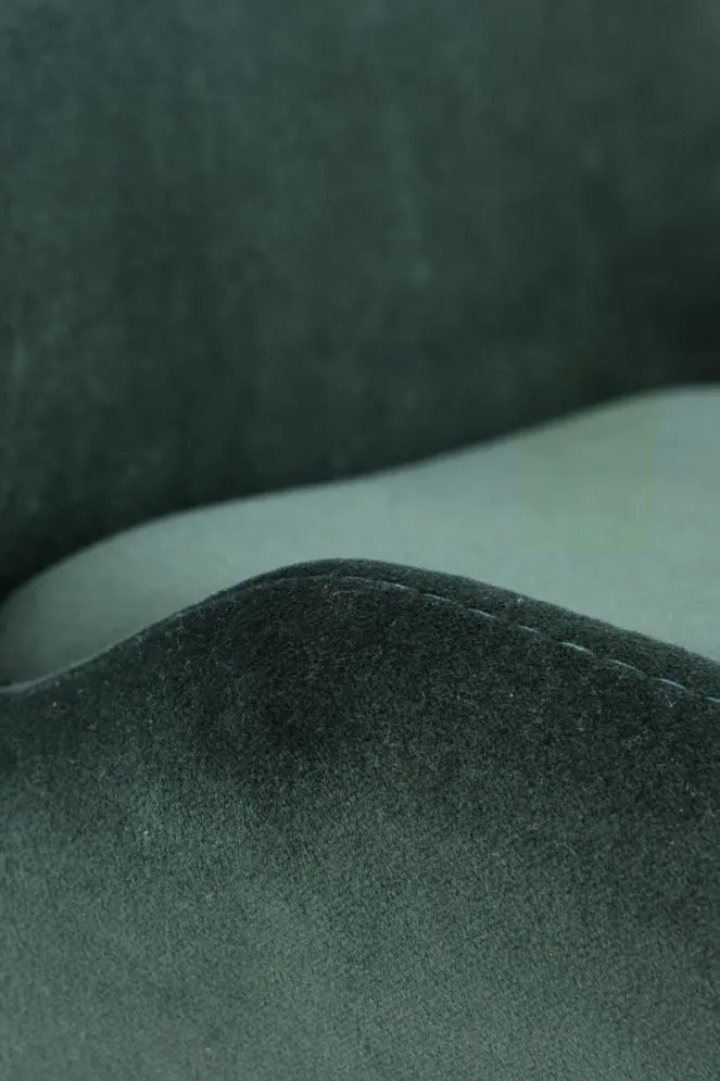 Krzesło K454 VELVET ciemnozielone na metalowych nogach | MIRAT. styl LOFT