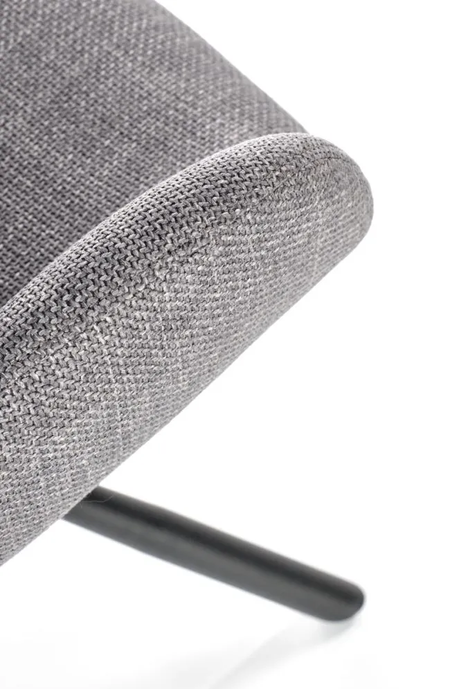 Krzesło K475 szare na metalowych nogach | MIRAT. w stylu LOFT kolekcja