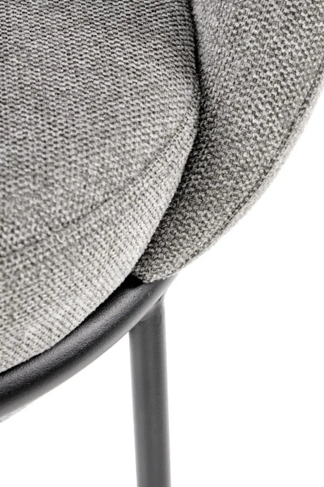Krzesło K481 szare na metalowych nogach | MIRAT. w stylu LOFT kolekcja