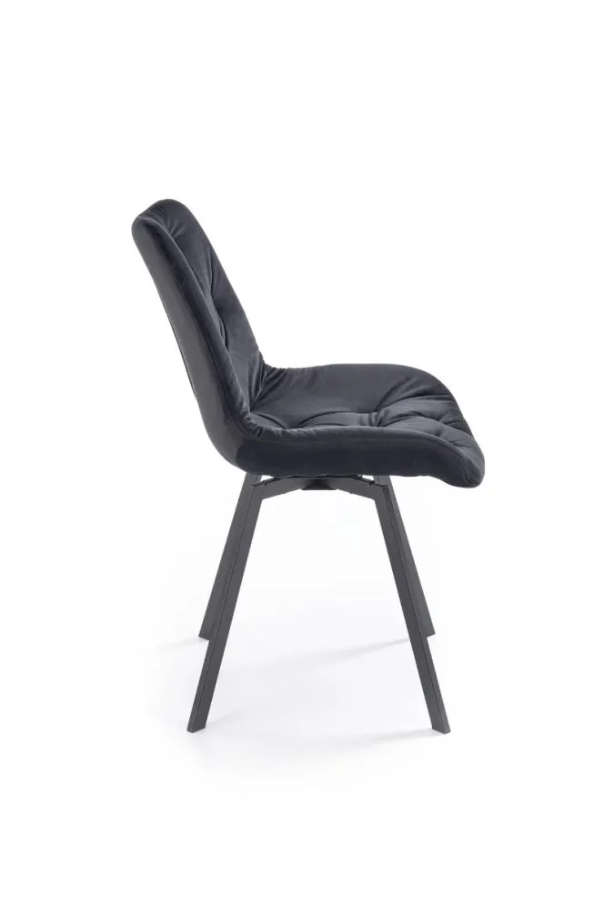 Krzesło K519 VELVET czarne w stylu loft I sklep meblowy MIRAT.