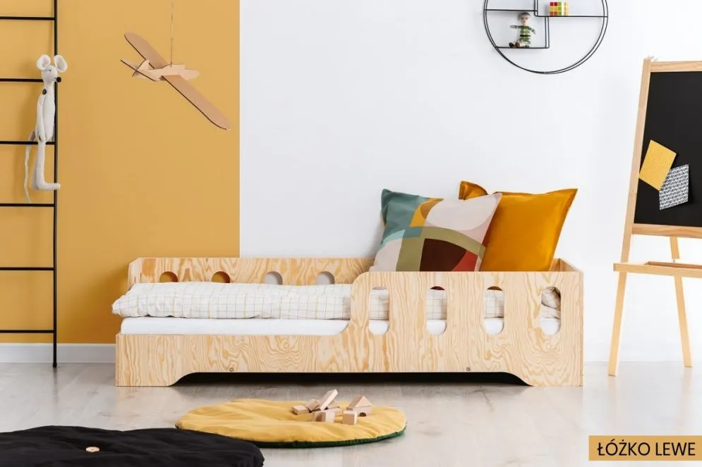 Łóżko dziecięce KIKI 1 80x140 sosna polskiej produkcji | MIRAT. w stylu kolekcja