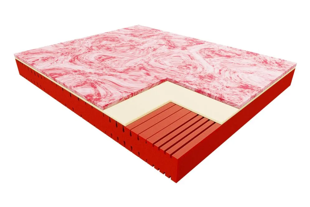 Materac piankowy POLA 160x200 średnio twardy do sypialni | MIRAT.