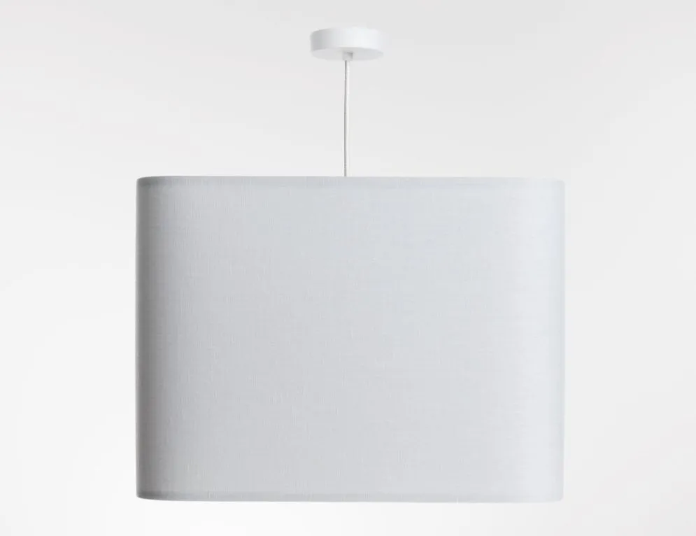 Lampa wisząca KWADRO LEN 008-40w25 biała kwadratowa I sklep meblowy MIRAT.