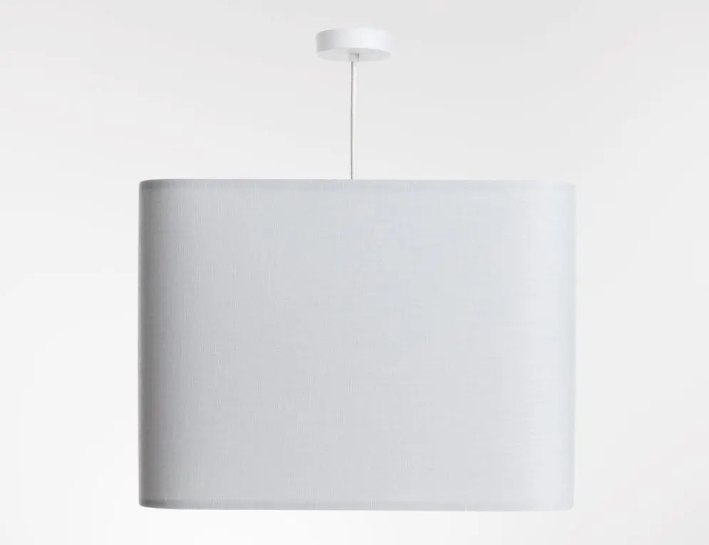 Lampa wisząca KWADRO LEN 008-40w30 biała skandynawska I sklep meblowy MIRAT.
