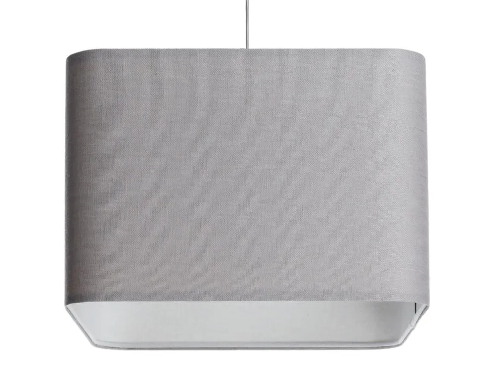 Lampa wisząca KWADRO LEN 009-40w30 szara wysokiej jakości I sklep meblowy MIRAT.