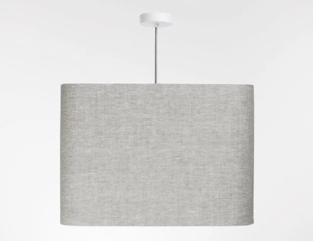 Lampa wisząca KWADRO LEN 010-40w30 beżowa/szara polska I sklep meblowy MIRAT.