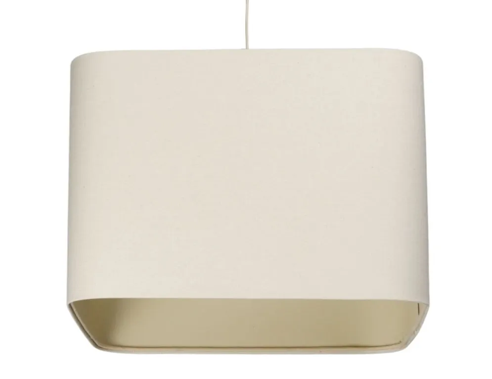 Lampa wisząca KWADRO LEN 011-40w30 kremowa minimalistyczna I sklep meblowy MIRAT.