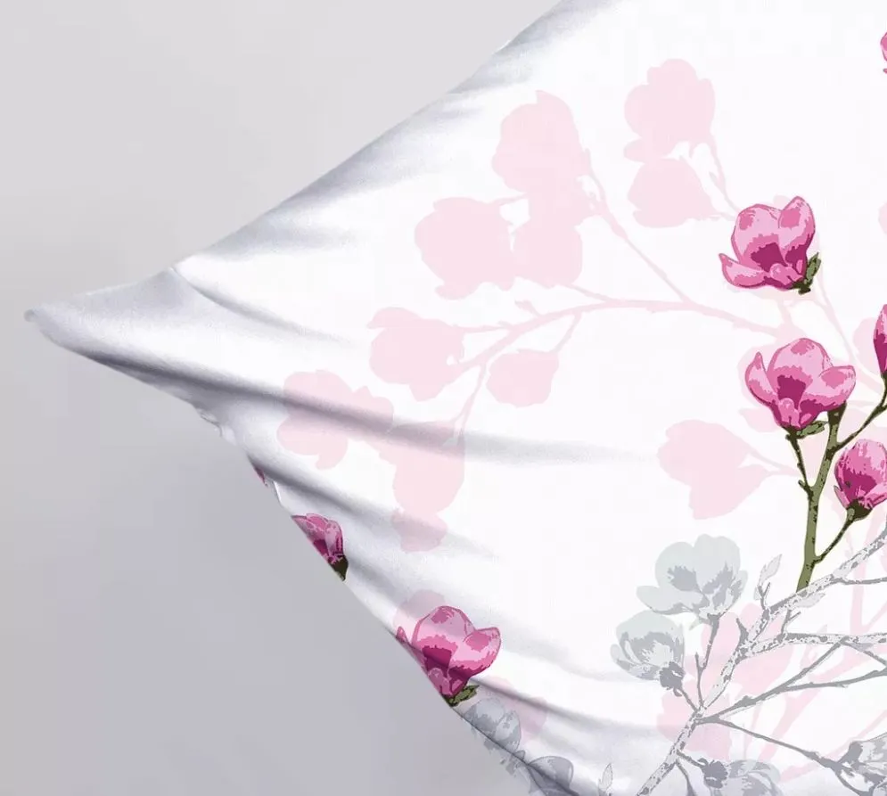 Pościel bawełniana Greno Premium Kyoto 160x200 cm fioletowa MIRAT.
