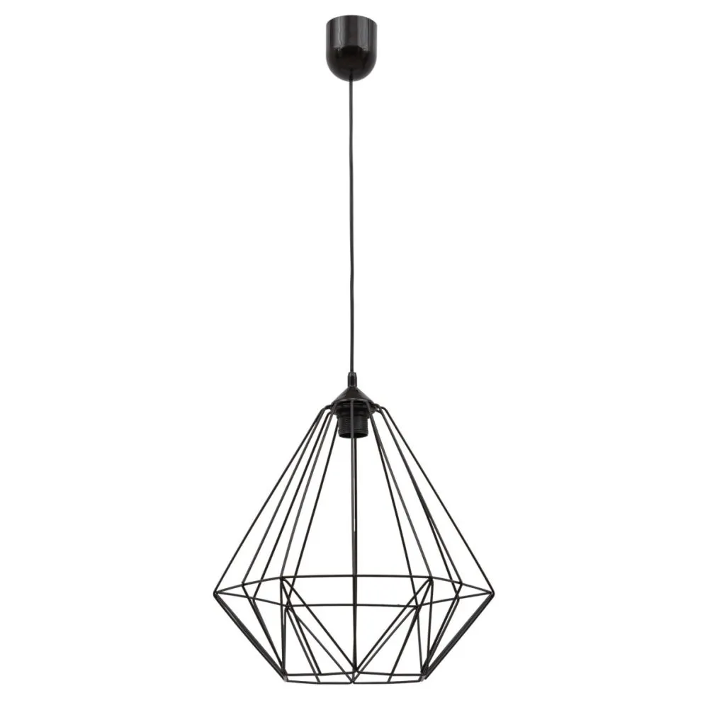 Lampa wisząca BENIGNE II czarna industrialna I sklep meblowy MIRAT.
