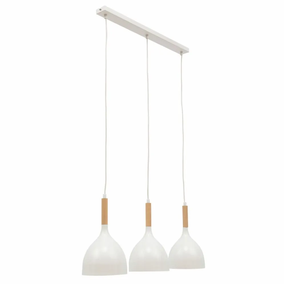 Lampa wisząca WOLDES III biała nad stół do jadalni I sklep meblowy MIRAT.