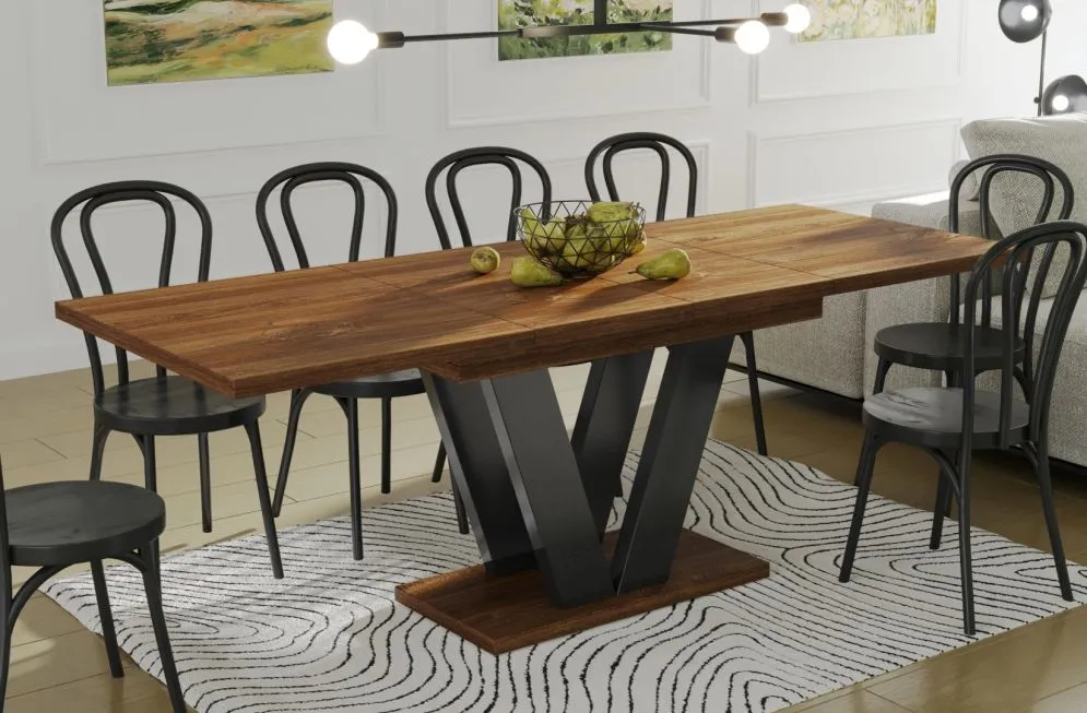 Stół rozkładany LARA 130(210)x80 dąb artisan do jadalni I sklep meblowy MIRAT. styl LOFT