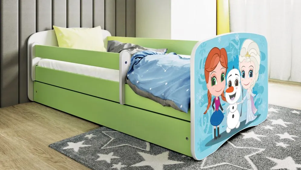 Łóżko dziecięce BABY DREAMS kraina lodu 180 ze stelażem | MIRAT. w stylu kolekcja BABY DREAMS