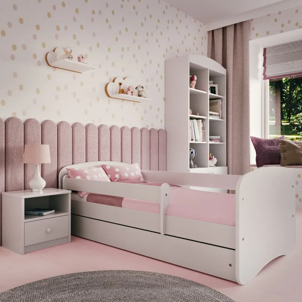 Łóżko dziecięce BABY DREAMS 180 z szufladą i materacem | MIRAT. kolekcja BABY DREAMS