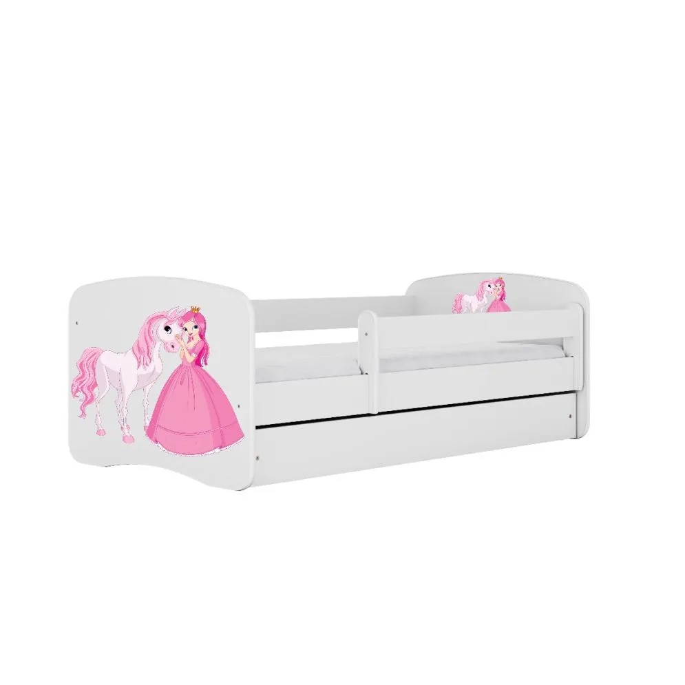 Łóżko dziecięce BABY DREAMS księżniczka i konik pojedyncze | MIRAT. kolekcja BABY DREAMS