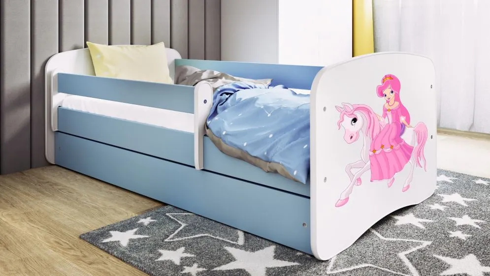 Łóżko dziecięce BABY DREAMS księżniczka na koniu 180 | MIRAT. kolekcja BABY DREAMS
