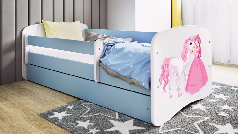 Łóżko dziecięce BABY DREAMS księżniczka i konik pojedyncze | MIRAT. kolekcja BABY DREAMS