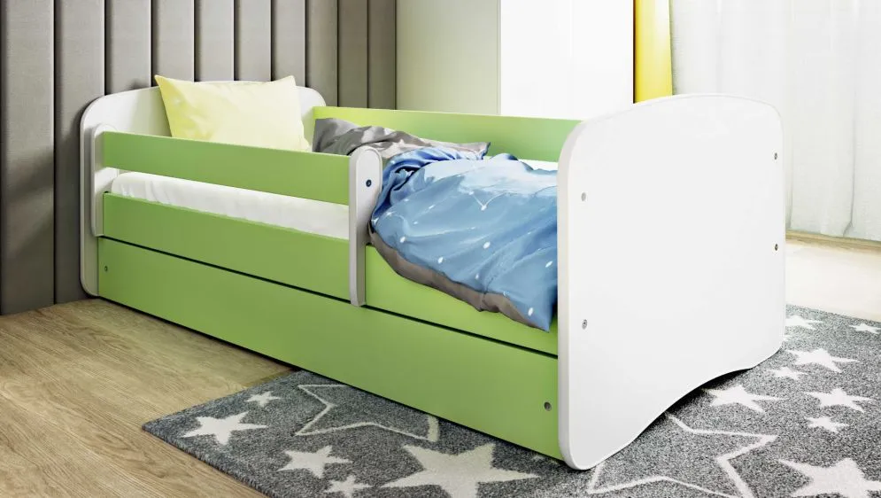 Łóżko dziecięce BABY DREAMS 180 z szufladą i materacem | MIRAT. kolekcja BABY DREAMS
