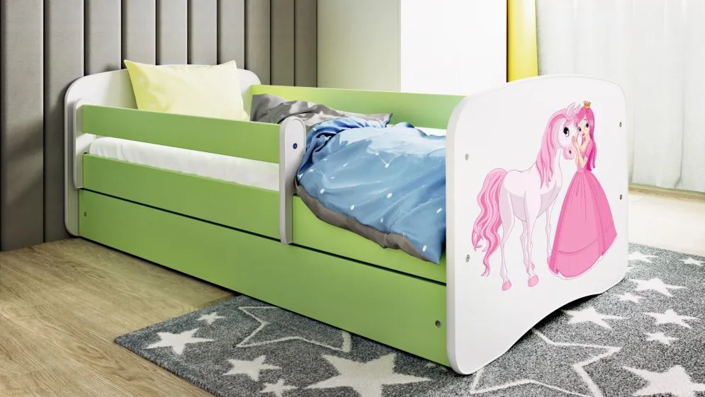 Łóżko dziecięce BABY DREAMS księżniczka i konik polskie | MIRAT. w stylu  kolekcja BABY DREAMS
