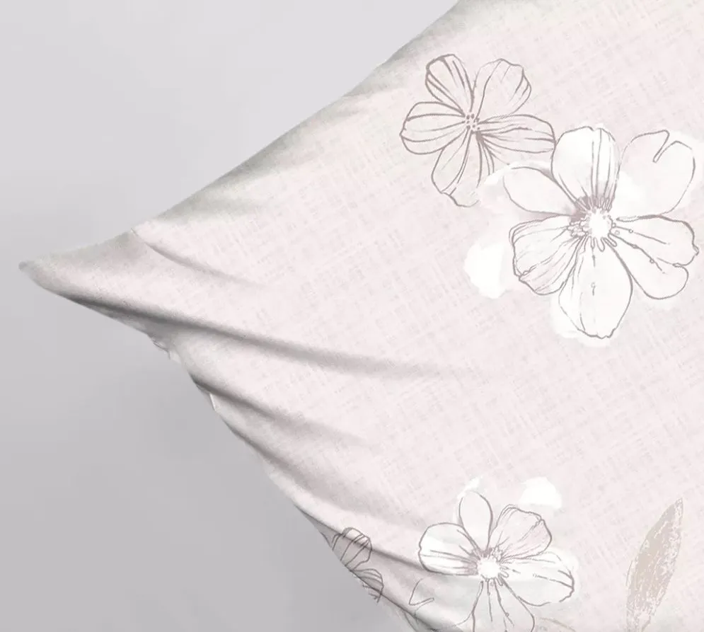Pościel Bawełniana Greno Premium Linen 160x200 Beżowa na zamek MIRAT.