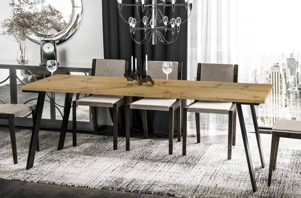 Stół rozkładany LIWIA 130(210)x80 dąb artisan do jadalni I sklep meblowy MIRAT. styl LOFT