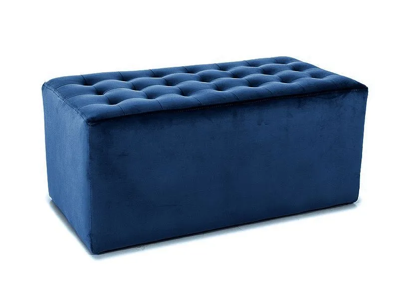Pufa LORI 2 VELVET granatowa elegancka I sklep meblowy MIRAT. styl GLAMOUR