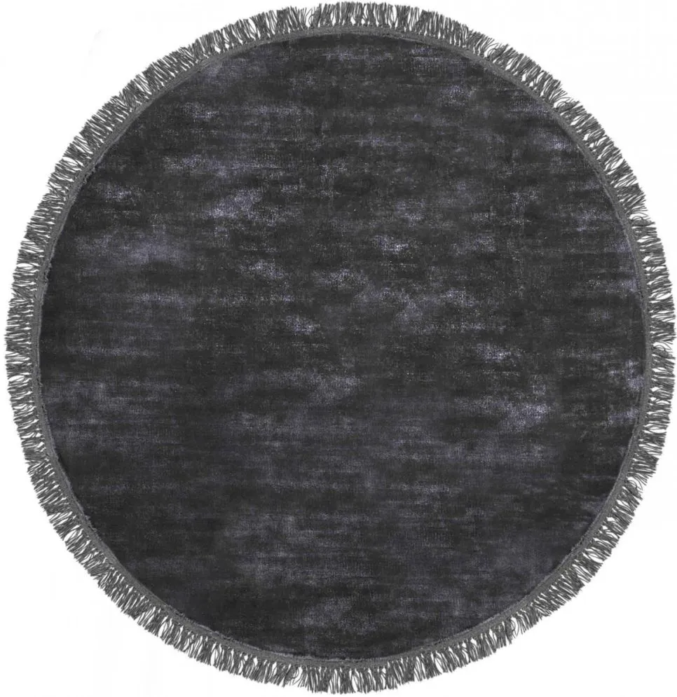Dywan LUNA MIDNIGHT 200x200 czarny z wiskozy | MIRAT. w stylu kolekcja