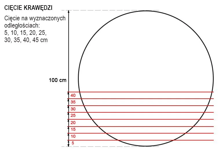 Okrągłe lustro z podcięciem SIMPLE MILLY 90x90 z oświetleniem LED | MIRAT.