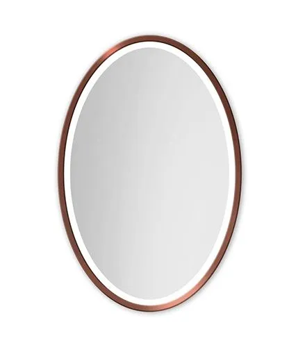 Lustro łazienkowe OVAL 55x80 wiszące dekoracyjne | MIRAT.