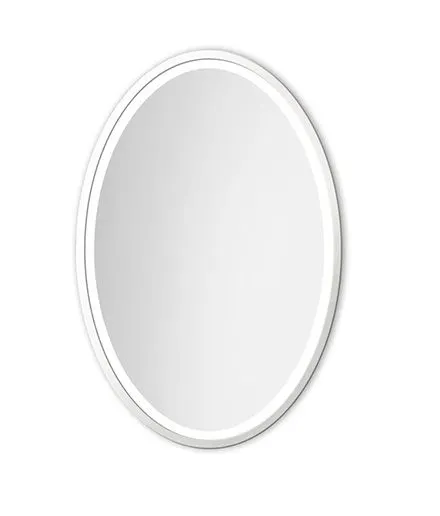 Lustro łazienkowe OVAL 70x110 wiszące dekoracyjne | MIRAT.