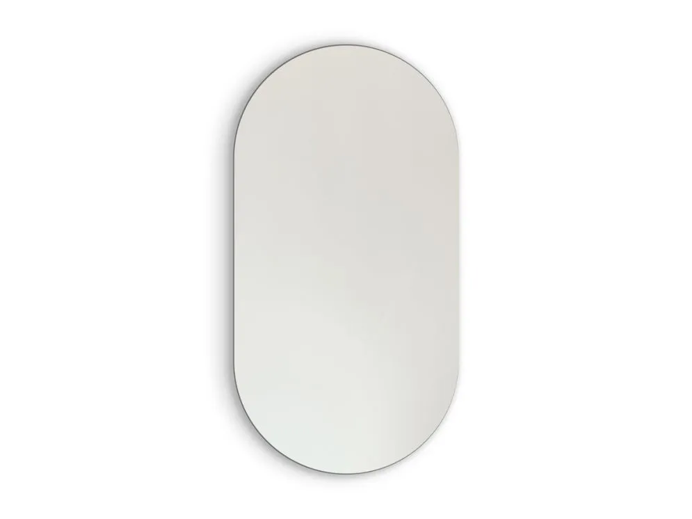 Owalne lustro SIMPLE KORIA 50x140 do łazienki | MIRAT.