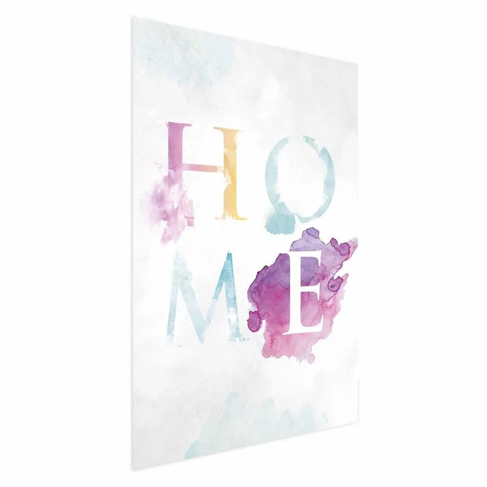 Plakat Tęczowe home 21x30 cm bez ramy bez marginesu | MIRAT.
