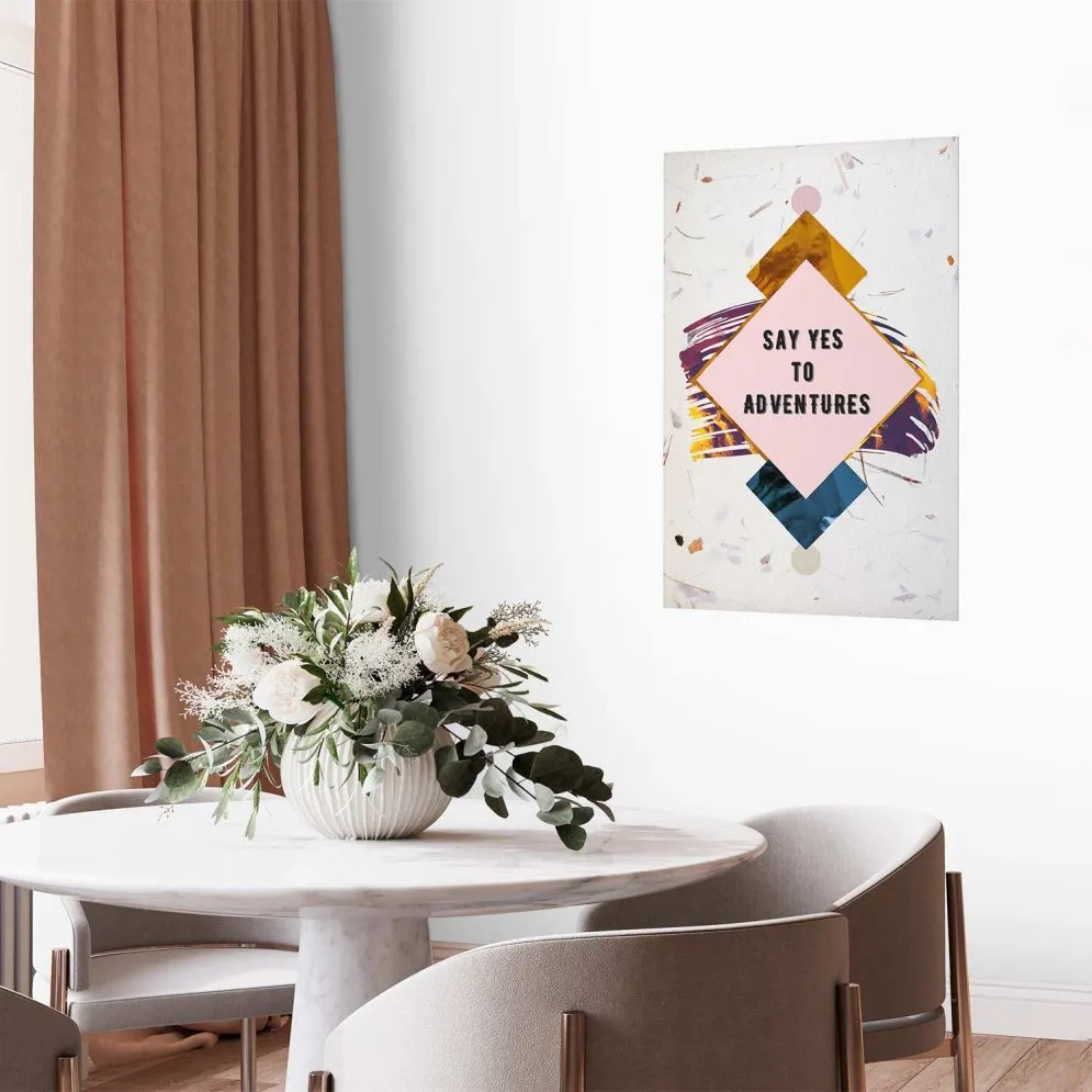 Plakat Say yes 60x90 cm bez ramy bez marginesu | MIRAT.