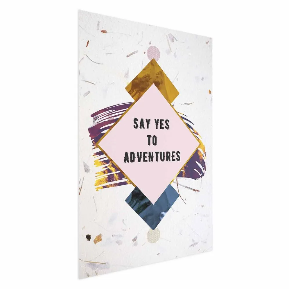 Plakat Say yes 60x90 cm bez ramy bez marginesu | MIRAT.