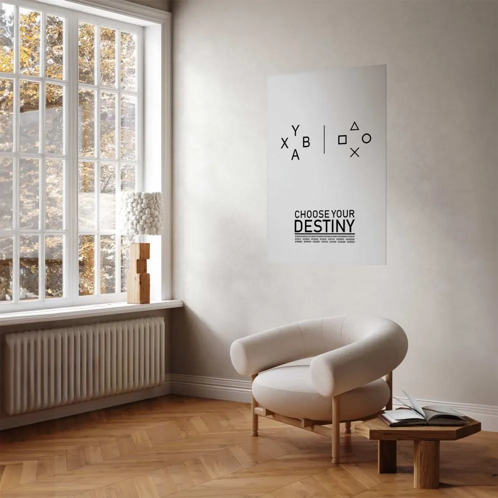 Plakat Choose your destiny 21x30 cm bez ramy bez marginesu | MIRAT.
