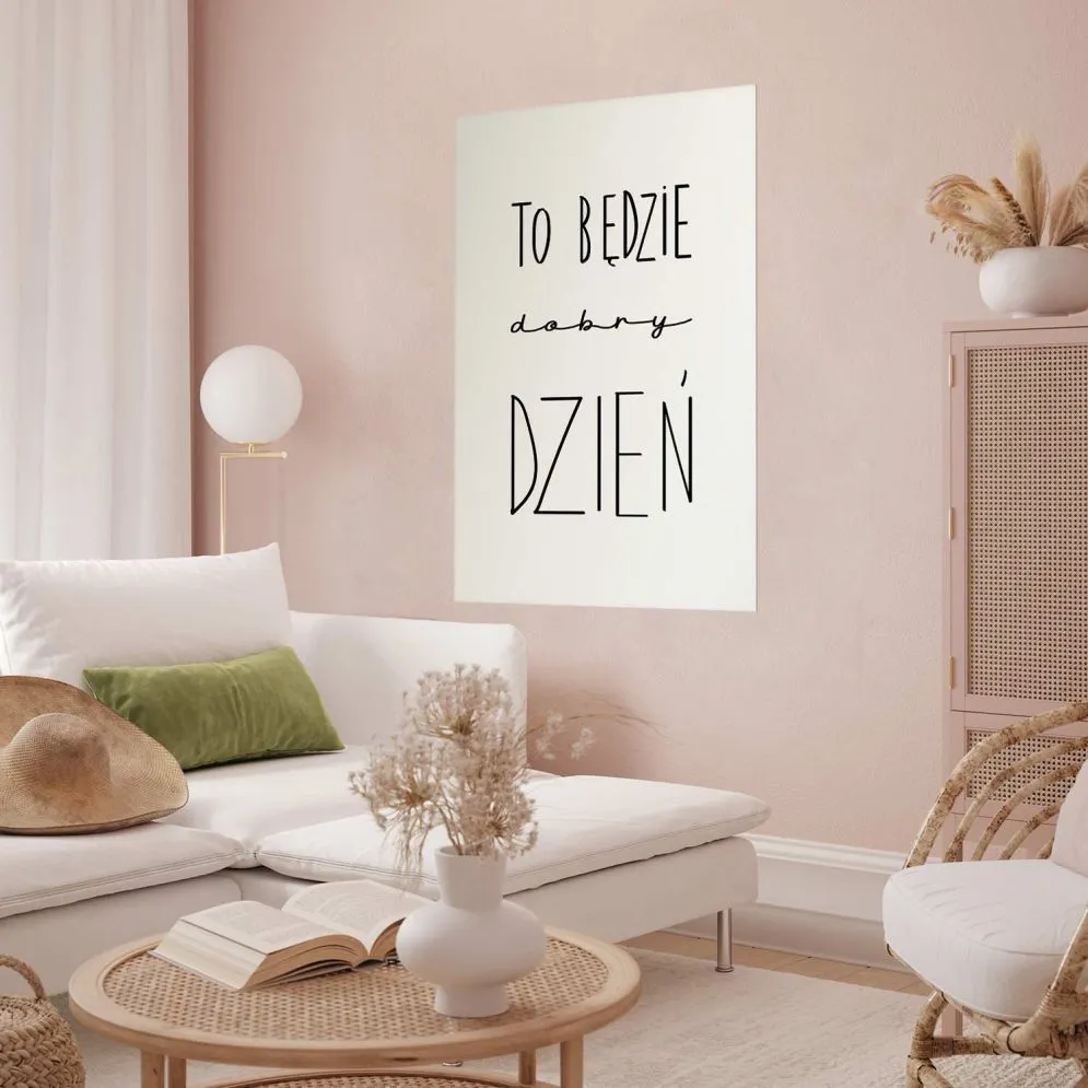 Plakat Dobry dzień 21x30 cm bez ramy z marginesem | MIRAT.