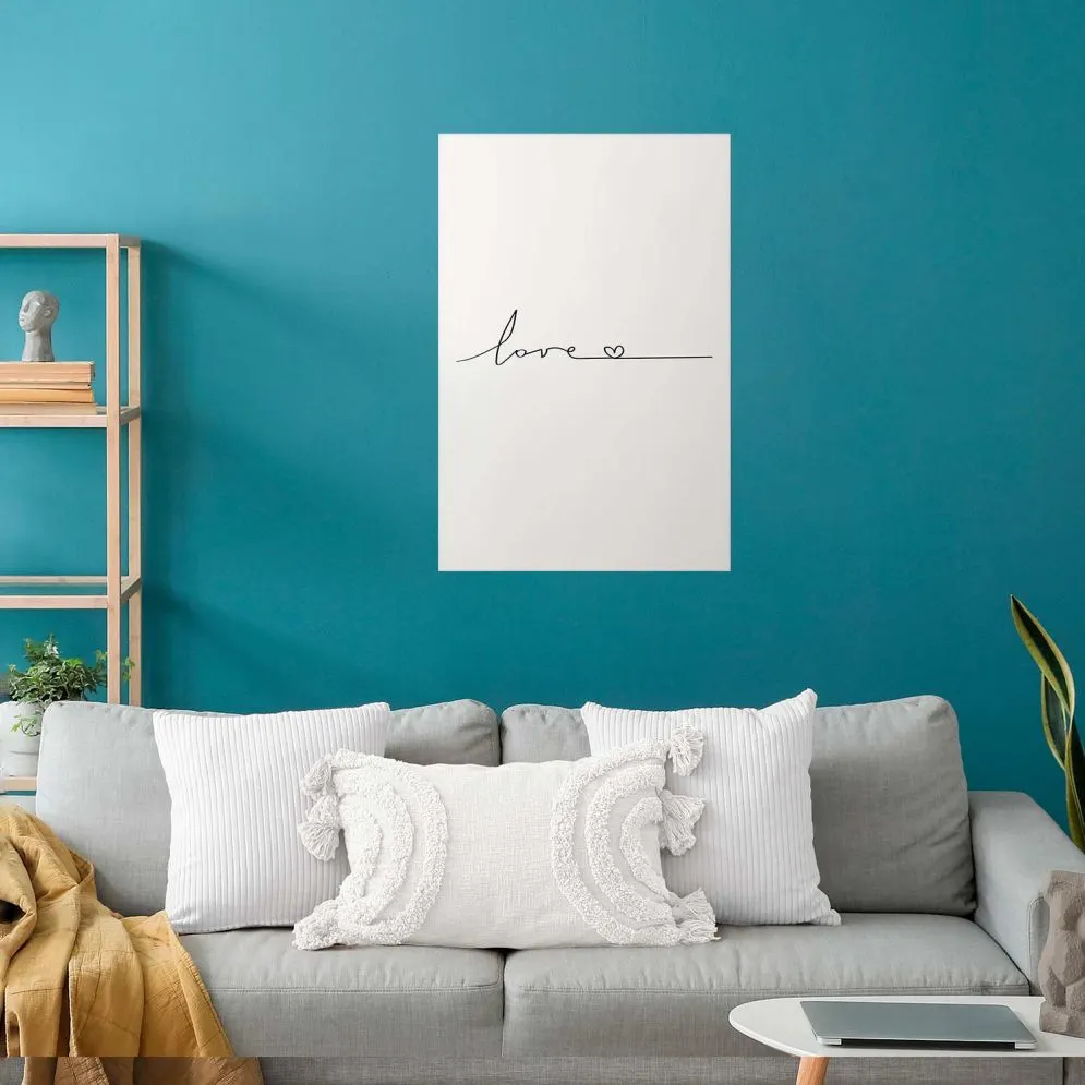 Plakat Miłość wszędzie 21x30 cm bez ramy z marginesem | MIRAT.