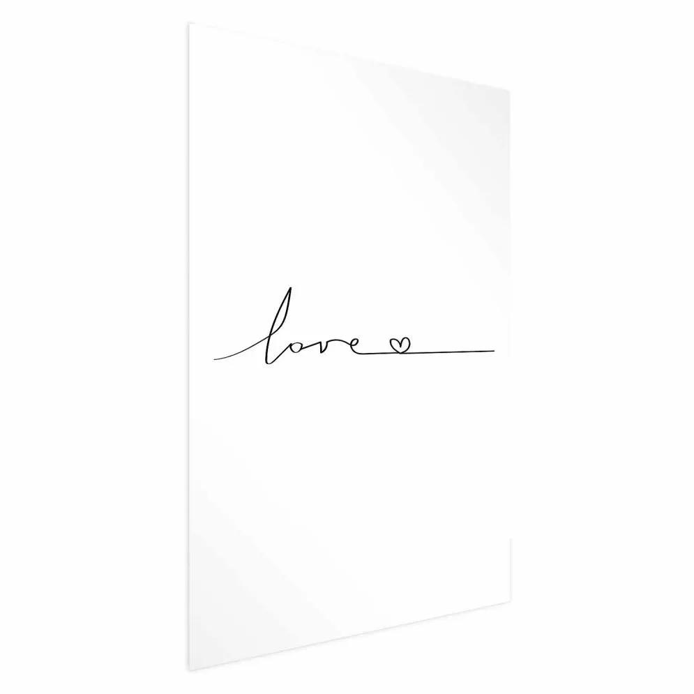 Plakat Miłość wszędzie 21x30 cm bez ramy z marginesem | MIRAT.