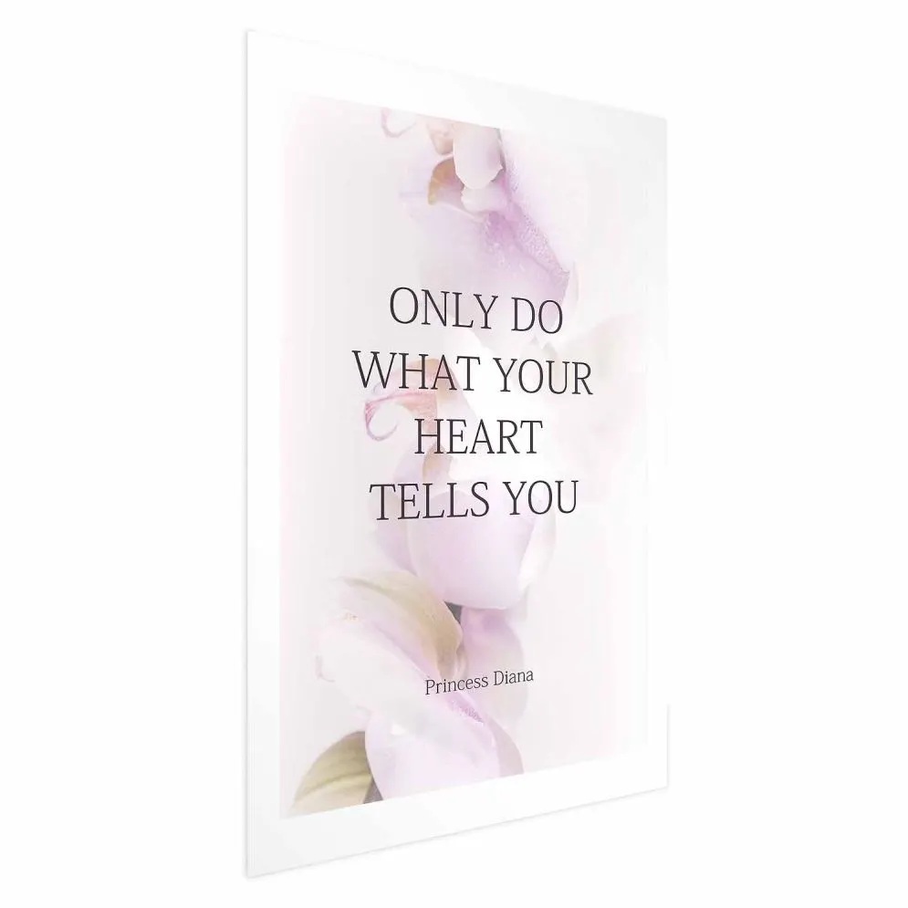 Plakat Heart 29,7x42 cm bez ramy z marginesem | MIRAT.