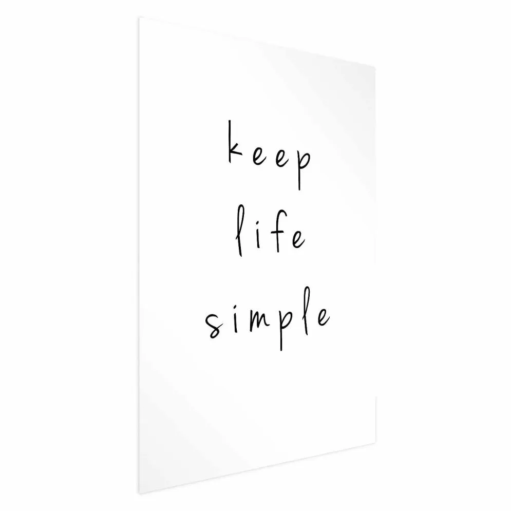 Plakat Simple 21x30 cm bez ramy bez marginesu | MIRAT.