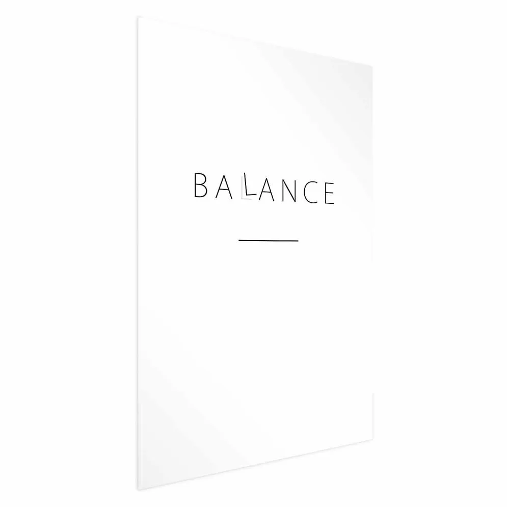 Plakat Balance 21x30 cm bez ramy bez marginesu | MIRAT.