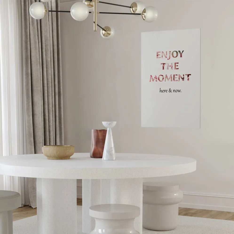 Plakat Enjoy the Moment 21x30 cm bez ramy z marginesem | MIRAT.