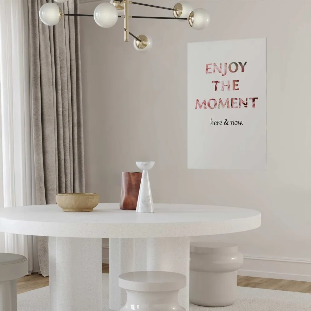 Plakat Enjoy the Moment 21x30 cm bez ramy bez marginesu | MIRAT.