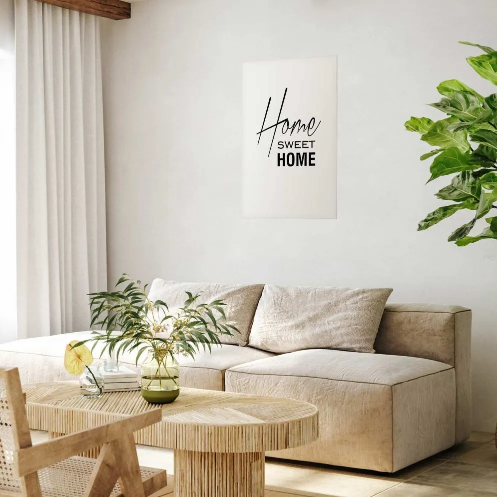 Plakat Home 29,7x42 cm bez ramy z marginesem | MIRAT.