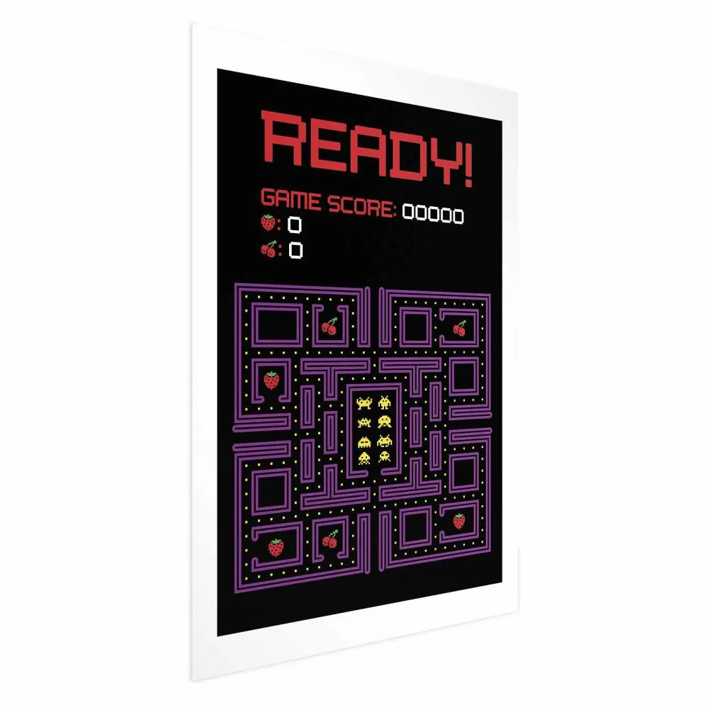 Plakat Ready 21x30 cm bez ramy z marginesem | MIRAT.