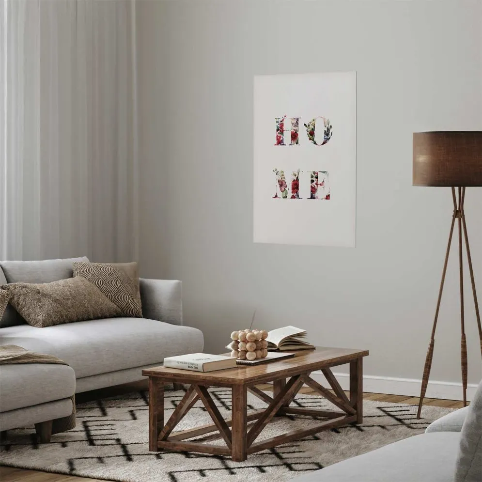 Plakat Dom w kwiatach 29,7x42 cm bez ramy z marginesem | MIRAT.